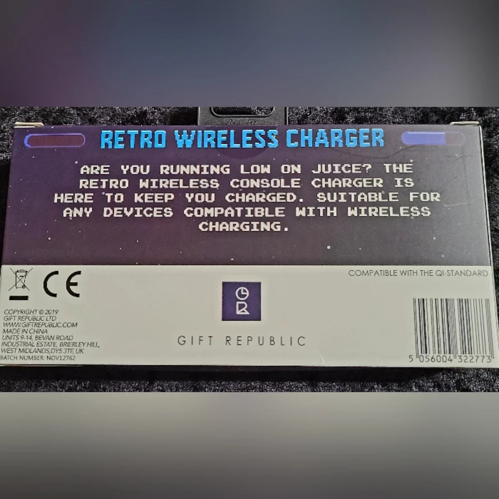 New RETRO Wireless Charger for Cell Phones Nintendo Controller by Gift Republic